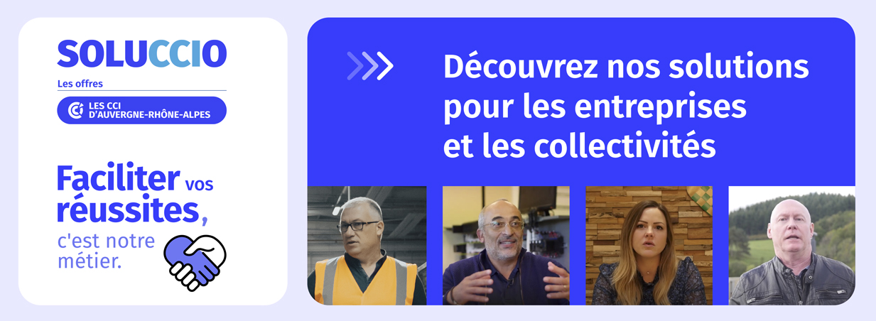 Soluccio, offre de services des CCI Auvergne-Rhône-Alpes