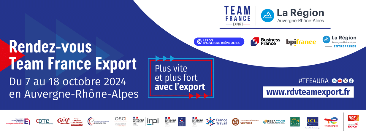 Et si vous osiez enfin l’international avec la Team France Export ?
